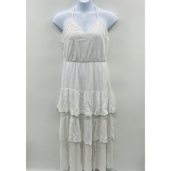 INC International Concepts Womens Large Sleeveless Halter-Neck Maxi Dress  $119